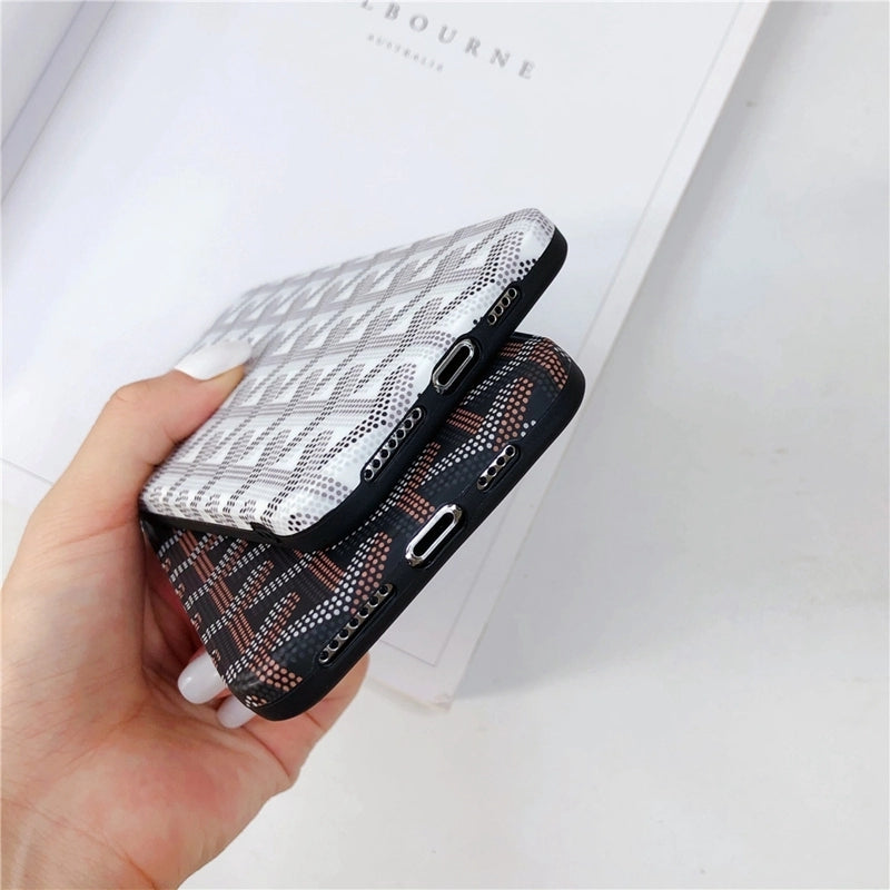 Goyard Soft Silicone iPhone Cases with 5 Color Selections.