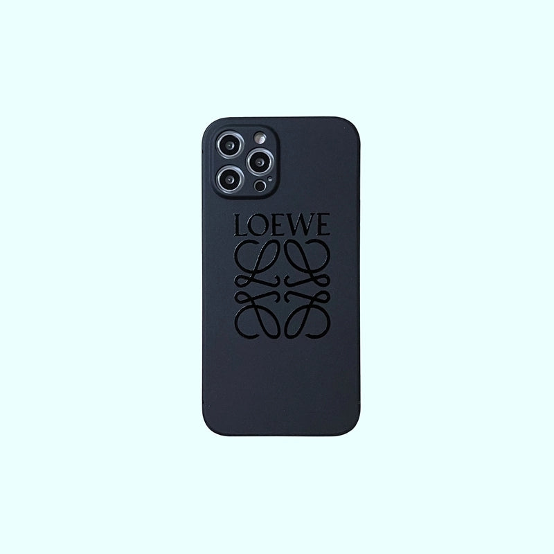 LOEWE Black Classic PU Phone cases
