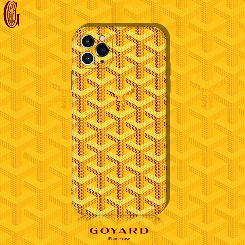 Goyard Soft Silicone iPhone Cases with 5 Color Selections.