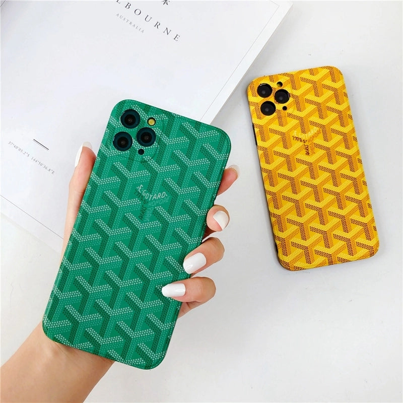 Goyard Soft Silicone iPhone Cases with 5 Color Selections.