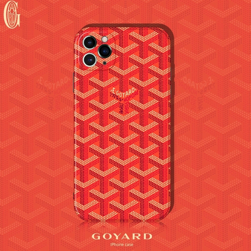 Goyard Soft Silicone iPhone Cases with 5 Color Selections.