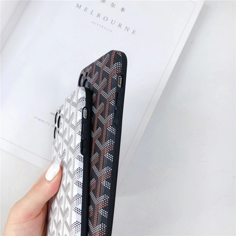 Goyard Soft Silicone iPhone Cases with 5 Color Selections.