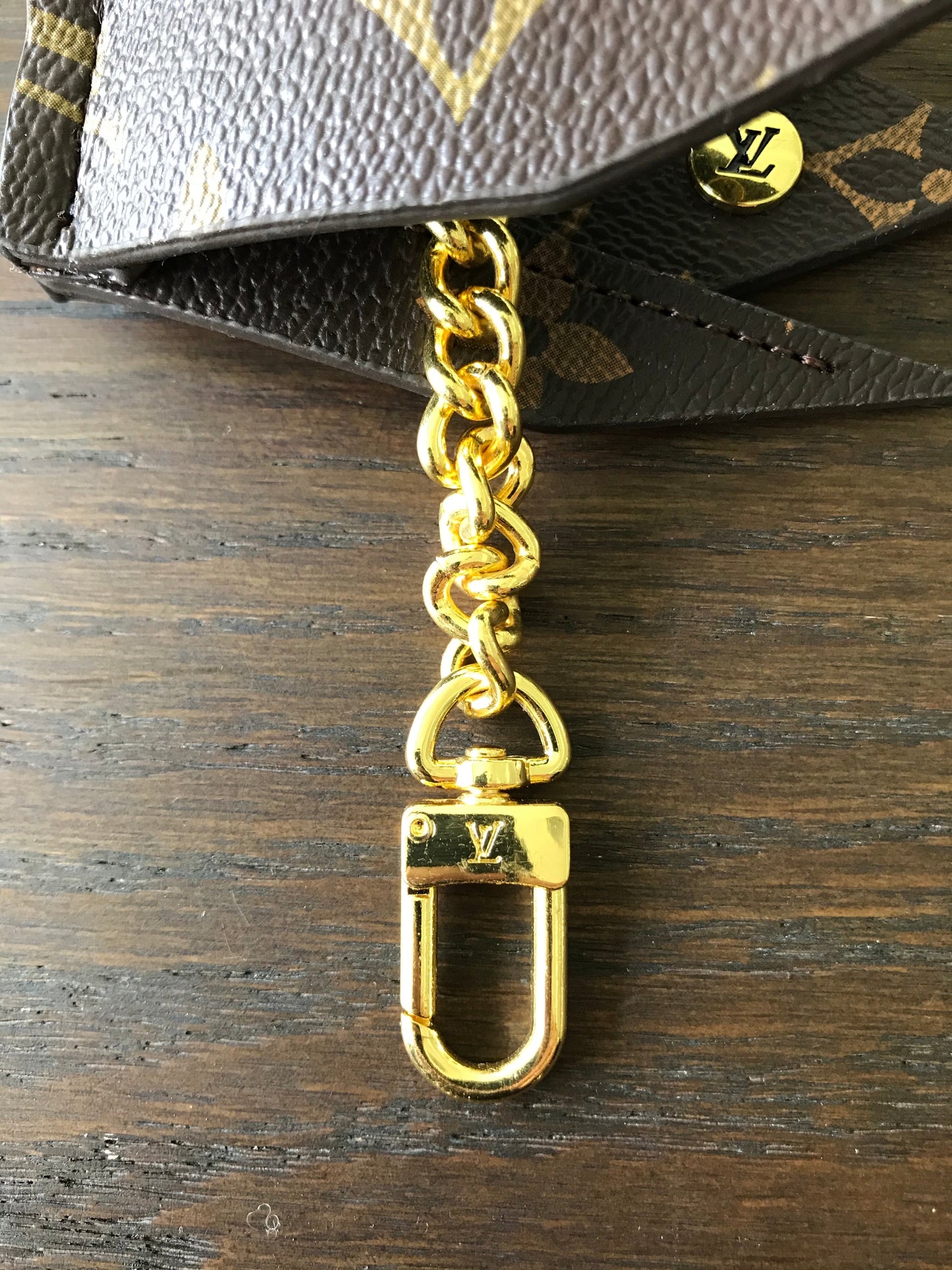 Trending LV Leather Crane Bag Charm