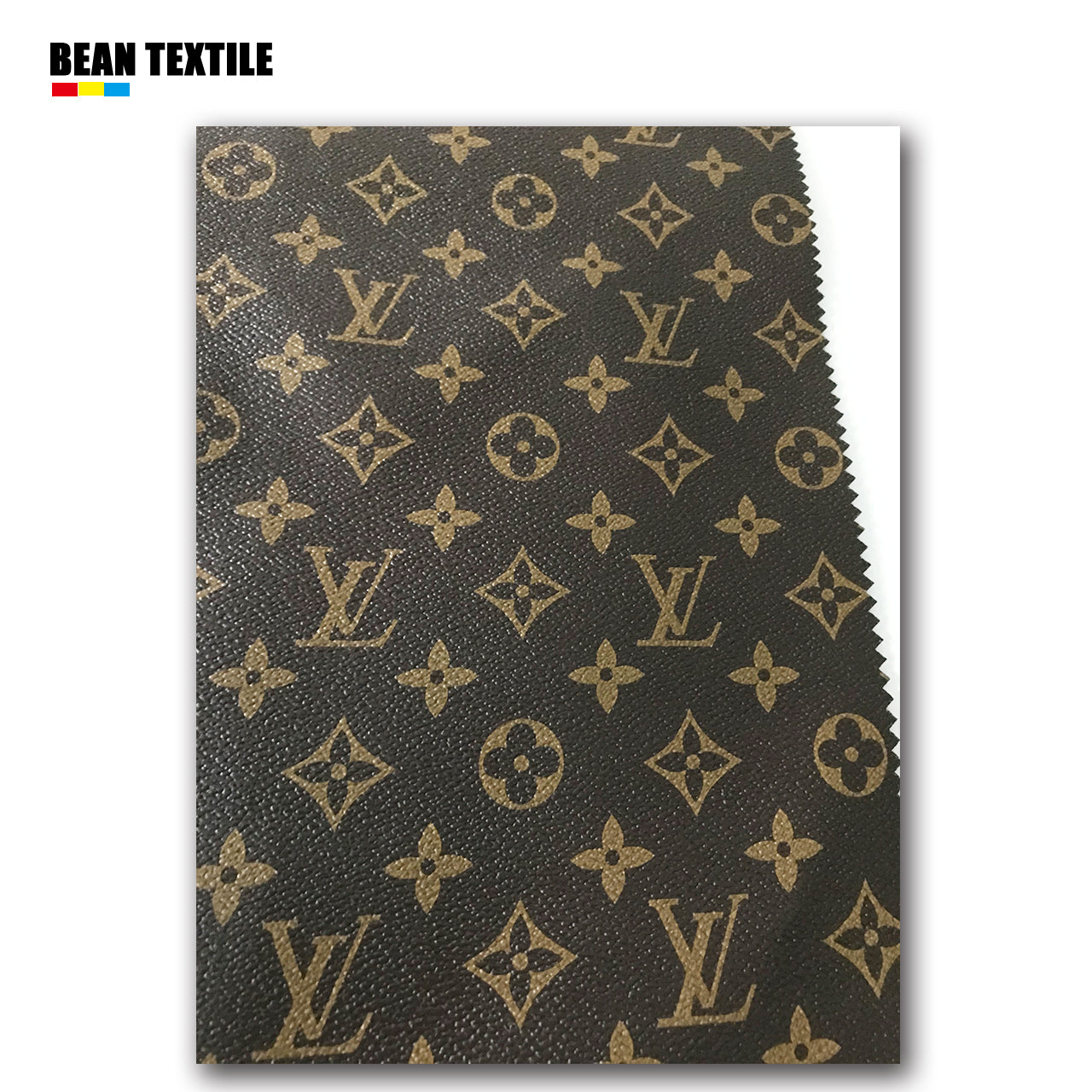 Classic LV vinyl crafting leather fabric for bag leather, shoe leather handicrafts
