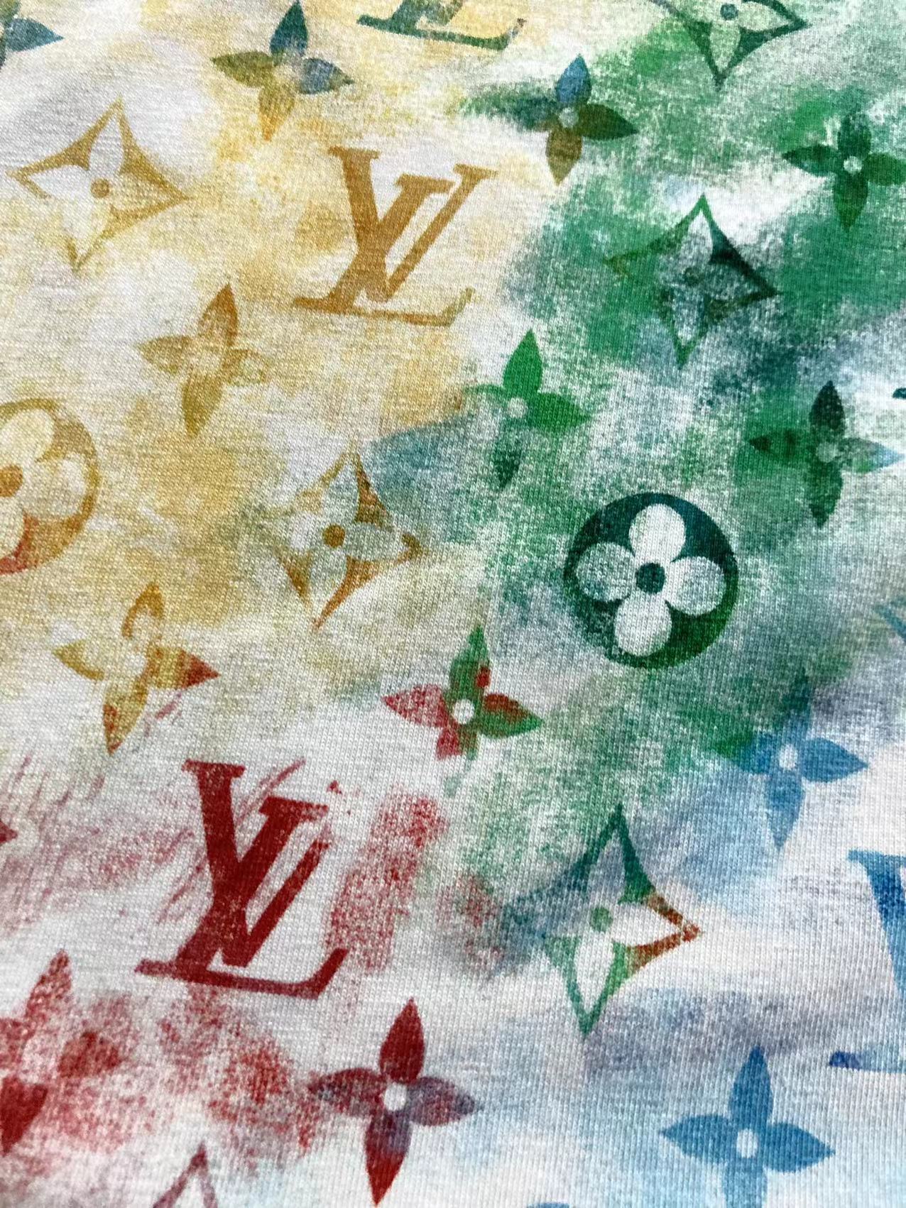 Cotton Printing Colorful LV Fabric for Summer Wear