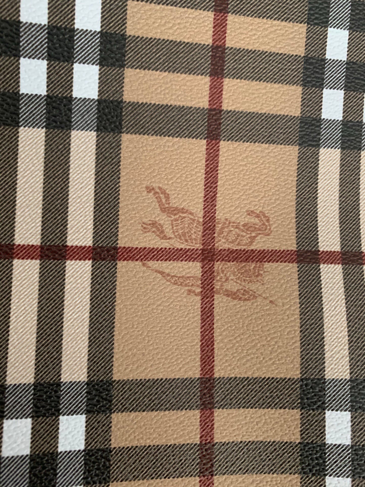 Classic Burberry Faux Leather with Horse Mark for Custom