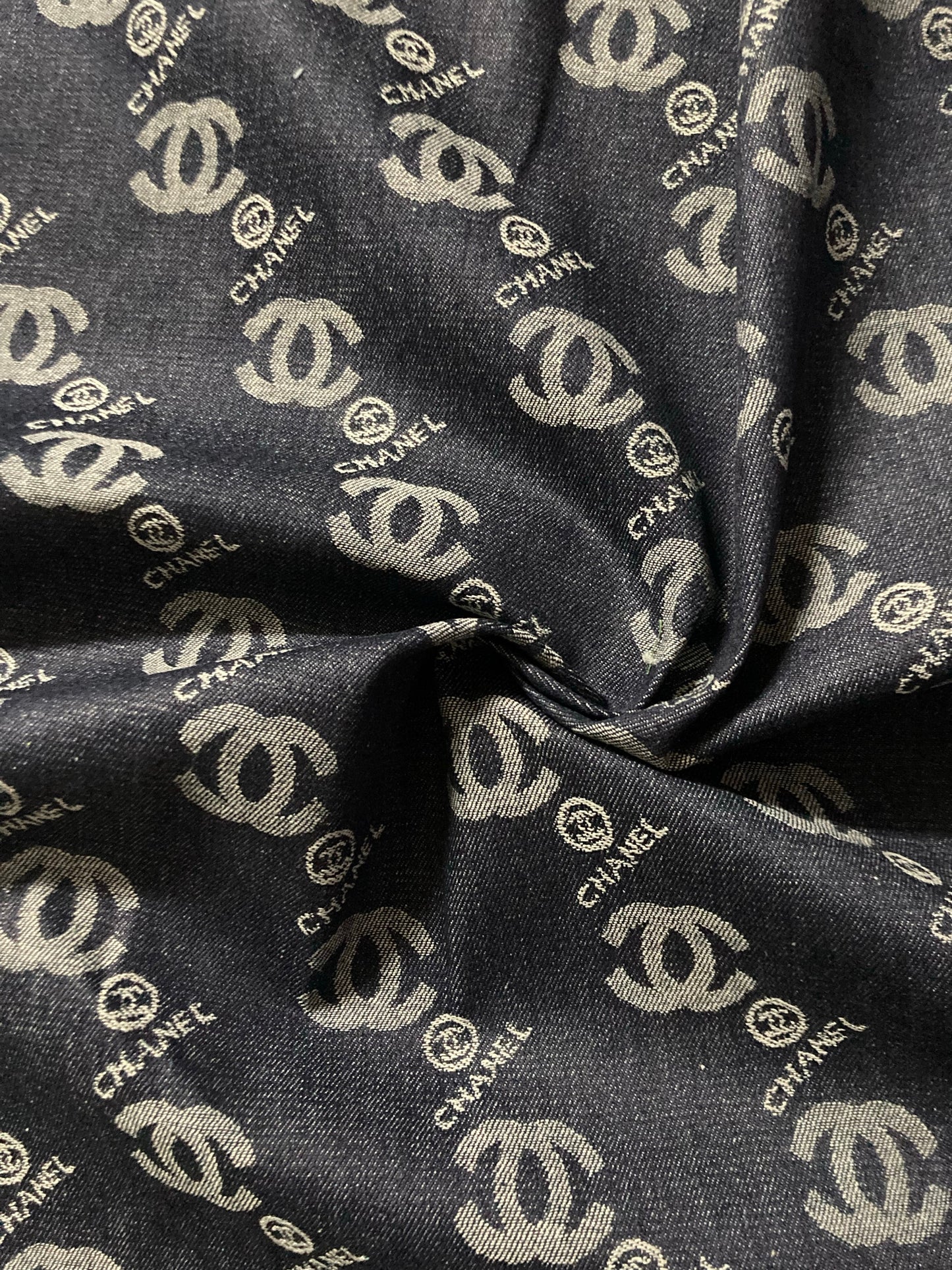 Handmade Chanel Denim Fabric for Custom Jeans
