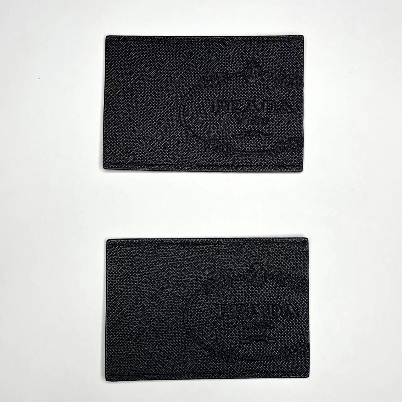 Genuine Leather Prada Card for Custom Handmade Crafted