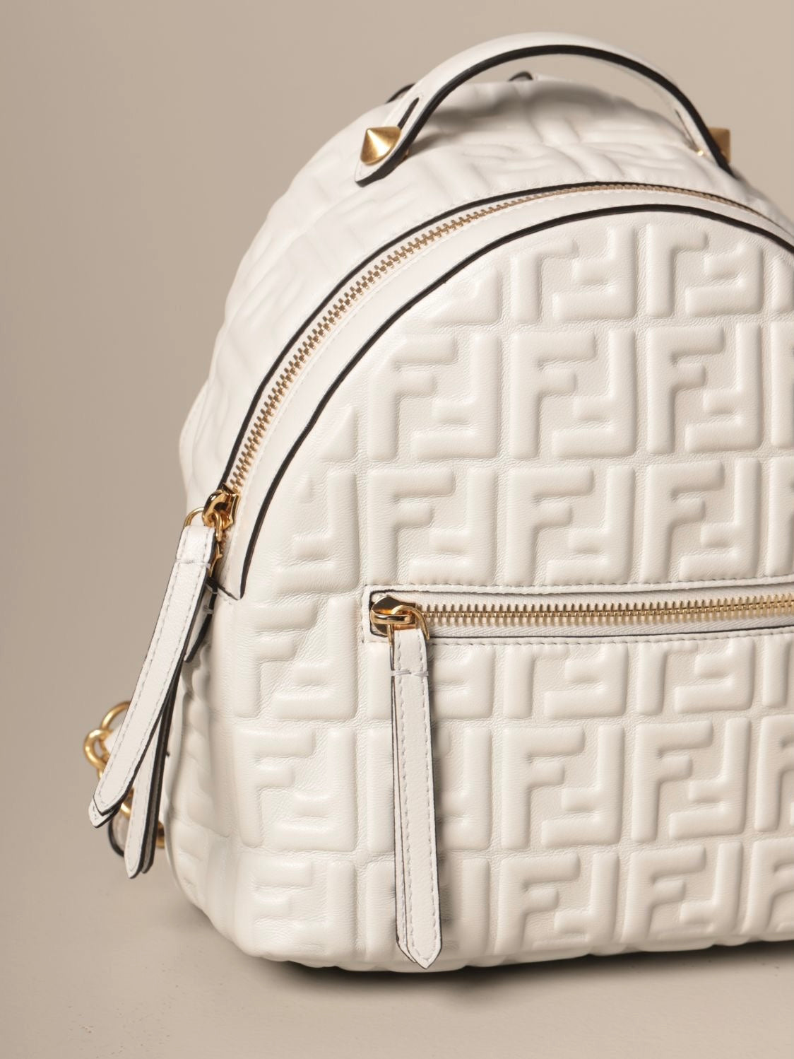 Designer Leather Pure White Fendi Material for Custom Handmade Upholstery